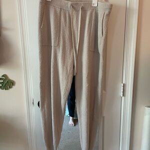 Barefoot Dreams Soft Cream Lounge Pants